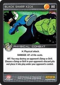Black Sharp Kick - Panini: Perfection - Dragon Ball Z TCG card