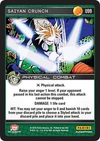 Saiyan Crunch - Panini: Perfection - Dragon Ball Z TCG card