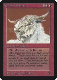Hurloon Minotaur - Alpha Edition - Magic: The Gathering card