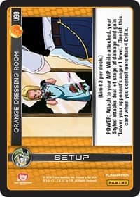 Orange Dressing Room - Panini: Perfection - Dragon Ball Z TCG card
