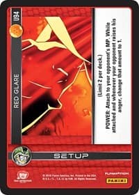 Red Glare - Panini: Perfection - Dragon Ball Z TCG card