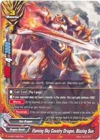 Flaming Sky Cavalry Dragon, Blazing Sun - Starter Deck: Scorching Sun Dragon - Future Card BuddyFight card