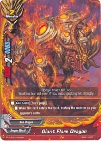 Giant Flare Dragon - Starter Deck: Scorching Sun Dragon - Future Card BuddyFight card