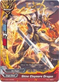 Shine Claymore Dragon - Starter Deck: Scorching Sun Dragon - Future Card BuddyFight card