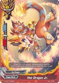 Hot Dragon Jr. - Starter Deck: Scorching Sun Dragon - Future Card BuddyFight card