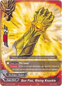 Sun Fist, Rising Knuckle - Starter Deck: Scorching Sun Dragon - Future Card BuddyFight card