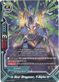 Star Dragoner, T-Alpha - Starter Deck: Cross Dragoner - Future Card BuddyFight card