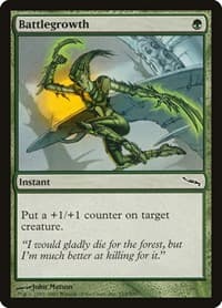 Battlegrowth - Mirrodin - Magic: The Gathering card