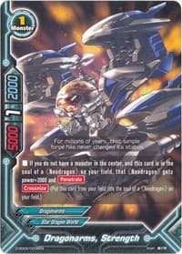 Dragonarms, Strength - Starter Deck: Cross Dragoner - Future Card BuddyFight card