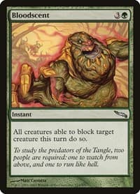 Bloodscent - Mirrodin - Magic: The Gathering card