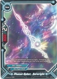 Photon Saber, Auroright - Starter Deck: Cross Dragoner - Future Card BuddyFight card