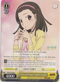 Primp and Proper, Nadeko Sengoku - NISEMONOGATARI - Weiss Schwarz card