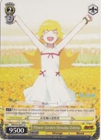 Flower Garden Shinobu Oshino - NISEMONOGATARI - Weiss Schwarz card