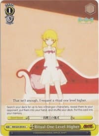 Ritual One Level Higher - NISEMONOGATARI - Weiss Schwarz card