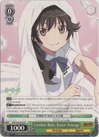 Combat Role, Karen Araragi - NISEMONOGATARI - Weiss Schwarz card