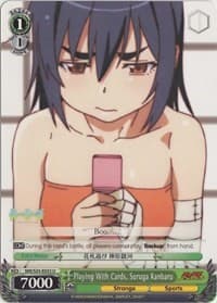 Playing With Cards, Suruga Kanbaru - NISEMONOGATARI - Weiss Schwarz card