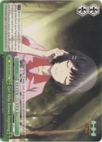 Girl Who Knows Anything - NISEMONOGATARI - Weiss Schwarz card