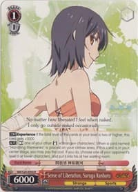 Sense of Liberation, Suruga Kanbaru - NISEMONOGATARI - Weiss Schwarz card