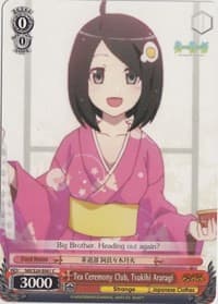 Tea Ceremony Club, Tsukihi Araragi - NISEMONOGATARI - Weiss Schwarz card