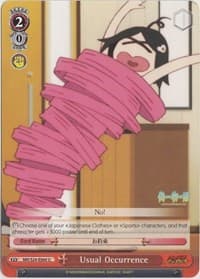 Usual Occurrence - NISEMONOGATARI - Weiss Schwarz card
