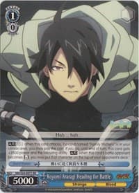 Koyomi Araragi Heading for Battle - NISEMONOGATARI - Weiss Schwarz card