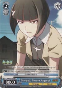 Onmyoji, Yozuru Kagenui - NISEMONOGATARI - Weiss Schwarz card