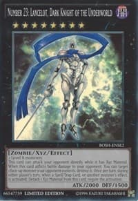 Number 23: Lancelot, Dark Knight of the Underworld - Breakers of Shadow - YuGiOh card