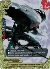 Dekalfar Demon Swordsman, Heim - Neo Enforcer ver.E - Future Card BuddyFight card