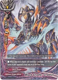 Black Cradle, Crablus - Starter Deck: Hollow Black Dragon - Future Card BuddyFight card