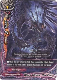 Black Gloom, Bal-Zam - Starter Deck: Hollow Black Dragon - Future Card BuddyFight card