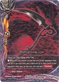 Sickle of Revenge, Avenger - Starter Deck: Hollow Black Dragon - Future Card BuddyFight card