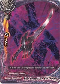 Black Dragonblade, Evil Fearless - Starter Deck: Hollow Black Dragon - Future Card BuddyFight card
