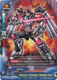 Explosive Takedown, Rampage Sonic - Neo Enforcer ver.E - Future Card BuddyFight card
