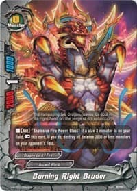 Burning Right Bruder - Neo Enforcer ver.E - Future Card BuddyFight card