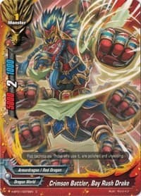 Crimson Battler, Bay Rush Drake - Neo Enforcer ver.E - Future Card BuddyFight card