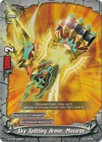 Sky Splitting Armor, Masurao - Neo Enforcer ver.E - Future Card BuddyFight card