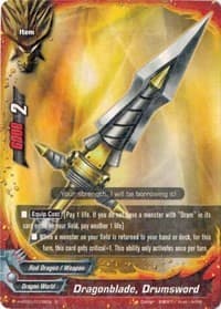 Dragonblade, Drumsword - Neo Enforcer ver.E - Future Card BuddyFight card
