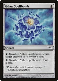 Aether Spellbomb - Mirrodin - Magic: The Gathering card