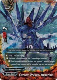 Cavalry Dragon, Hyperion - Break to the Future - Future Card BuddyFight card