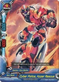 Cyber Police, Hyper Rescue - Trial Deck: Radiant Force - Future Card BuddyFight card