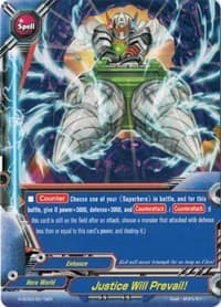 Justice Will Prevail! - Trial Deck: Radiant Force - Future Card BuddyFight card