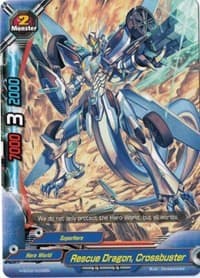 Rescue Dragon, Crossbuster (RR Foil) - Trial Deck: Radiant Force - Future Card BuddyFight card
