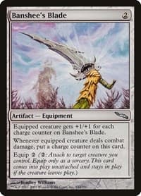 Banshee's Blade - Mirrodin - Magic: The Gathering card