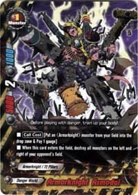 Armorknight Asmodai - Great Clash!! Dragon VS Danger - Future Card BuddyFight card