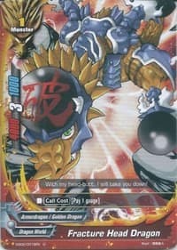 Fracture Head Dragon - Great Clash!! Dragon VS Danger - Future Card BuddyFight card