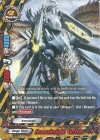 Armorknight Griffin "A" - Great Clash!! Dragon VS Danger - Future Card BuddyFight card