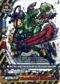 Armorknight Lizardman - Great Clash!! Dragon VS Danger - Future Card BuddyFight card