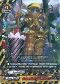 Armorknight Kaari - Great Clash!! Dragon VS Danger - Future Card BuddyFight card