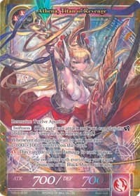 Athena, Titan of Revenge (Full Art) - The Moonlit Savior - Force of Will card