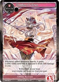Blessing of Athena - The Moonlit Savior - Force of Will card